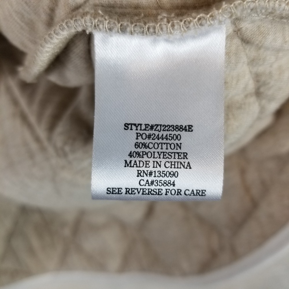 Z Supply Quilted Shirt Jacket Oatmeal Heather Grey Shacket ZJ223884E Womens XS - Picture 4 of 7